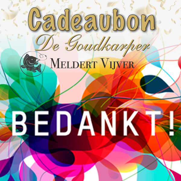 Meldert Vijver Cadeaubon Bedankt